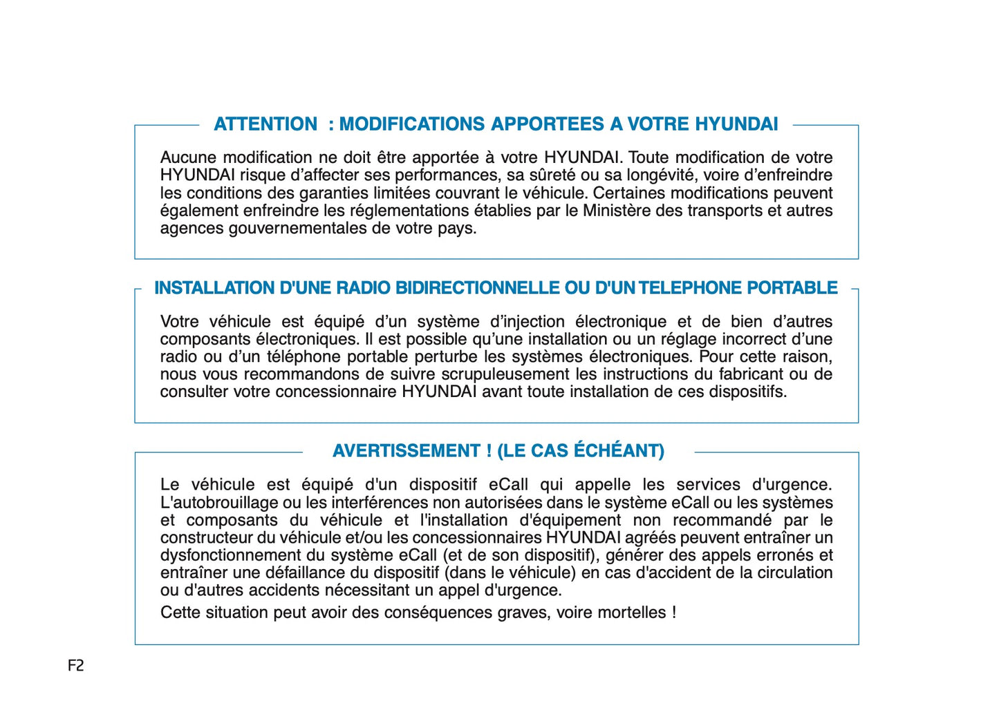 2026 Hyundai i30 Owner's Manual | French