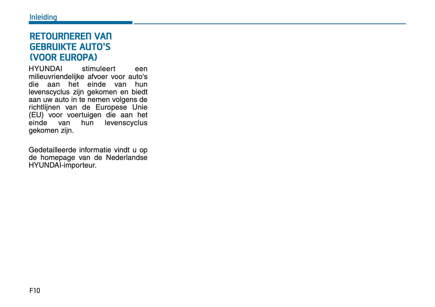 2026 Hyundai i30 Owner's Manual | Dutch