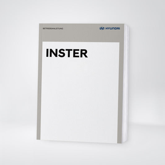 2026 Hyundai Inster Bedienungsanleitung | Deutsch