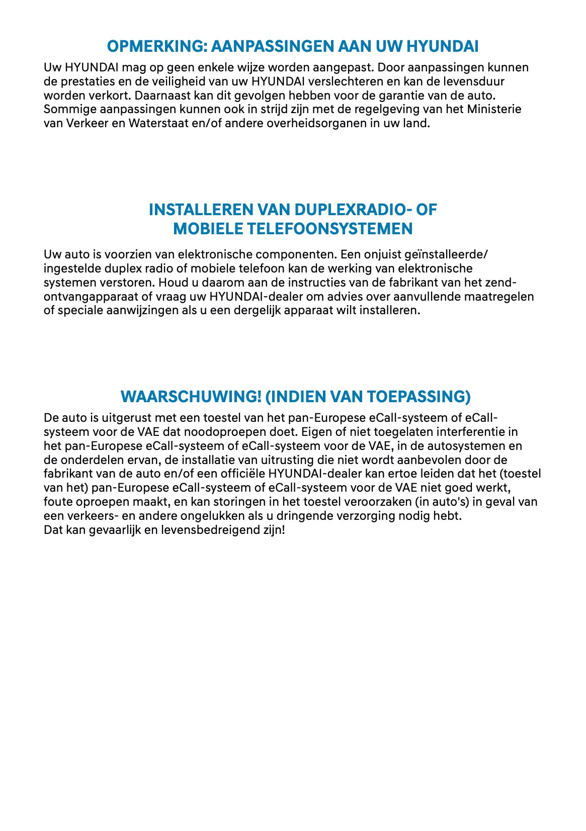 2026 Hyundai Inster Owner's Manual | Dutch