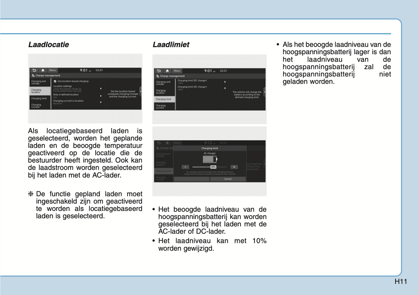 2020-2021 Hyundai Ioniq Electric Owner's Manual | Dutch