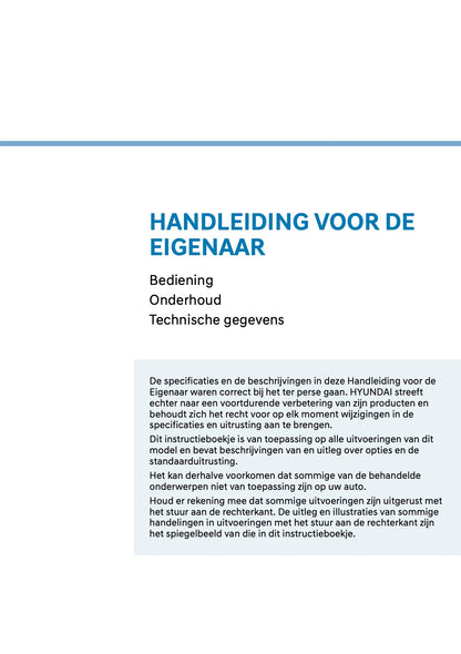 2026 Hyundai Ioniq 6 Owner's Manual | Dutch