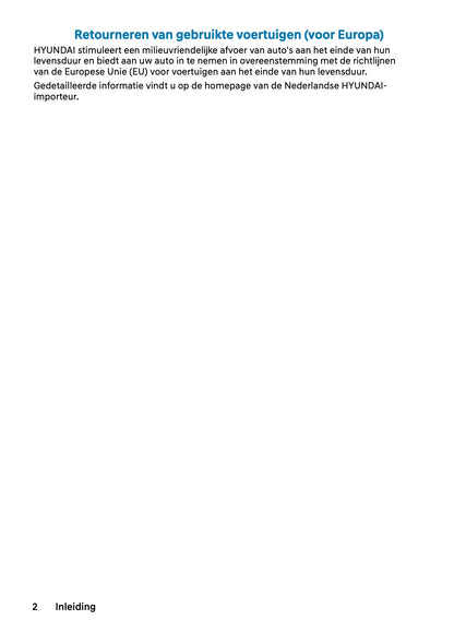 2026 Hyundai Ioniq 6 Owner's Manual | Dutch