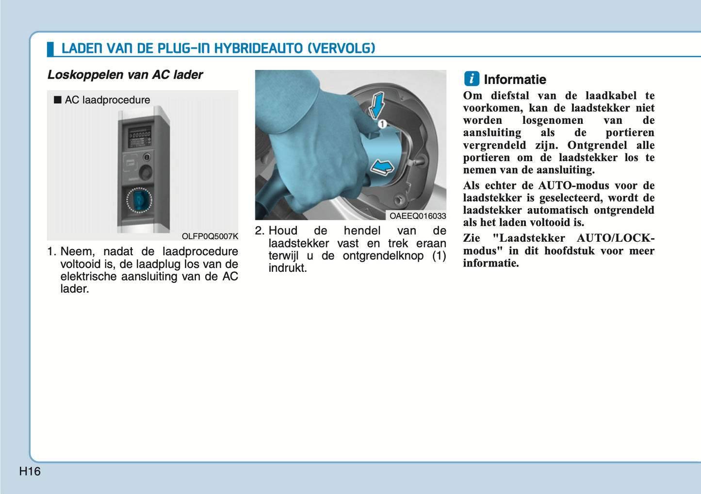 2020-2021 Hyundai Ioniq Plug-in-Hybrid Owner's Manual | Dutch