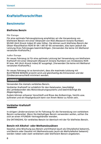 2026 Hyundai Kona Bedienungsanleitung | Deutsch