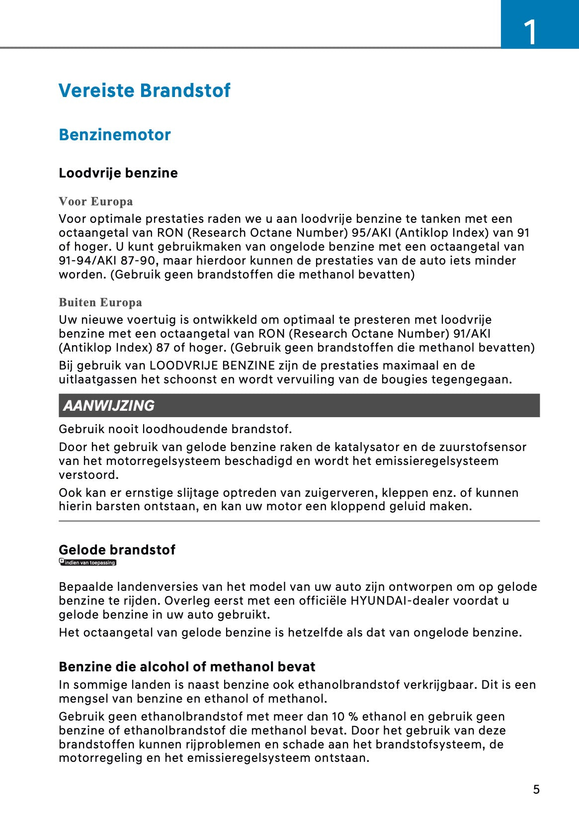2026 Hyundai Kona Hybrid Owner's Manual | Dutch
