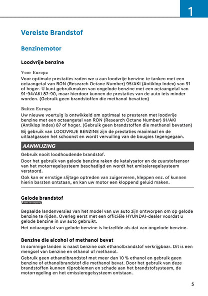 2026 Hyundai Kona Hybrid Owner's Manual | Dutch