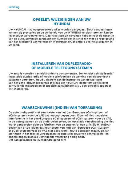 2026 Hyundai Kona Hybrid Owner's Manual | Dutch