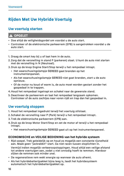 2026 Hyundai Kona Hybrid Owner's Manual | Dutch