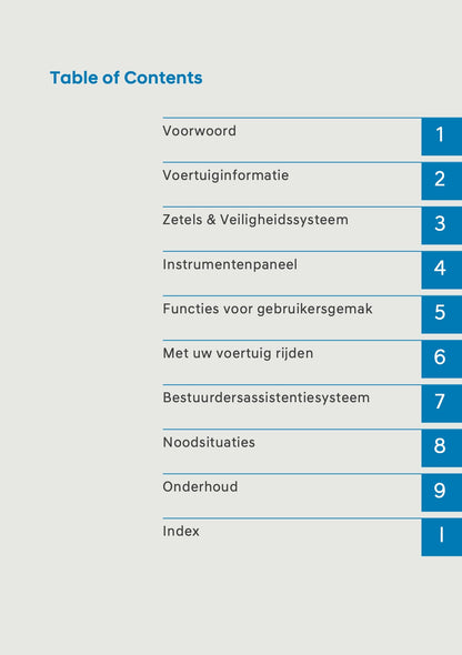 2026 Hyundai Kona Hybrid Owner's Manual | Dutch