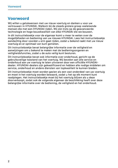 2026 Hyundai Kona Hybrid Owner's Manual | Dutch