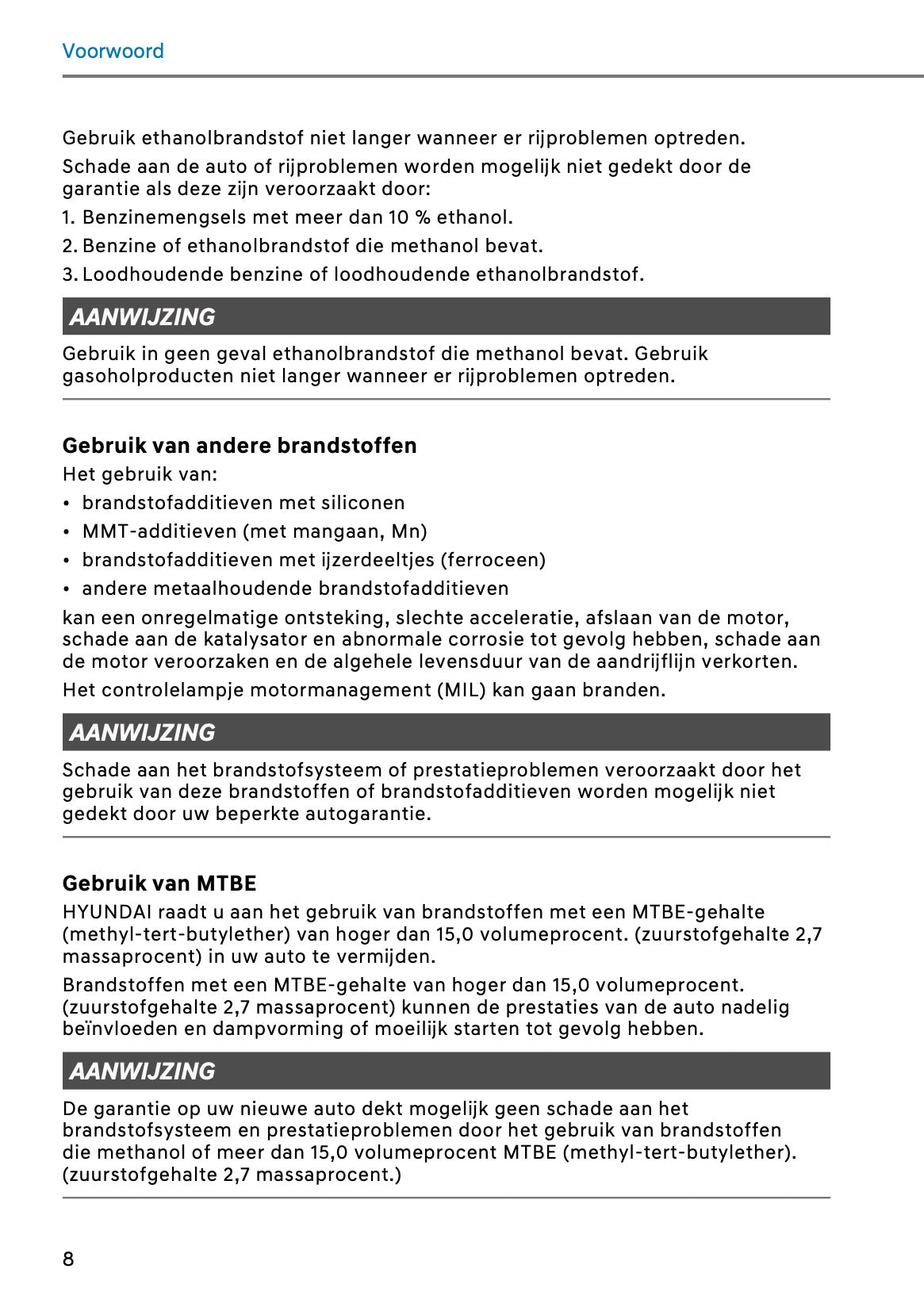 2026 Hyundai Kona Owner's Manual | Dutch
