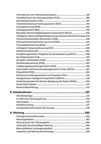2026 Hyundai Nexo Bedienungsanleitung | Deutsch