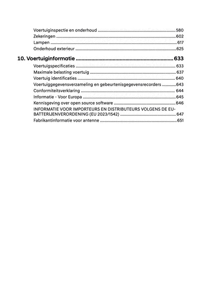 2026 Hyundai Nexo Owner's Manual | Dutch