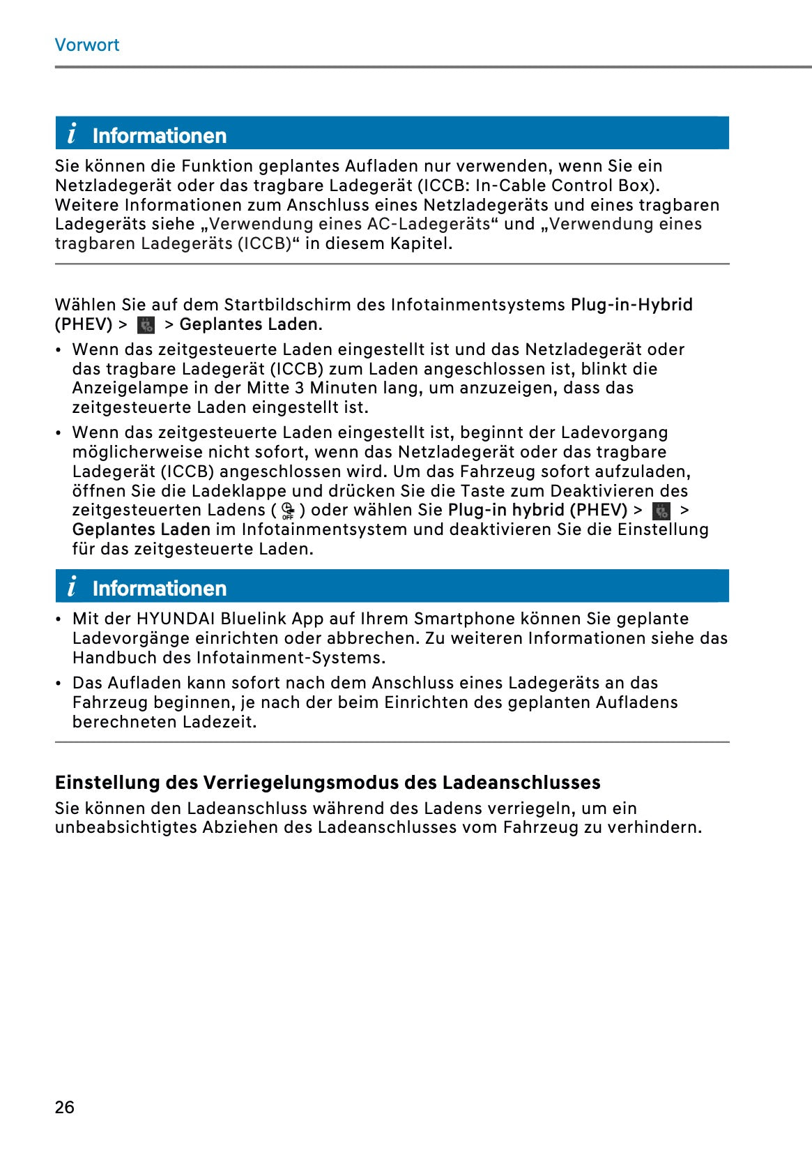 2026 Hyundai Santa Fe Bedienungsanleitung | Deutsch