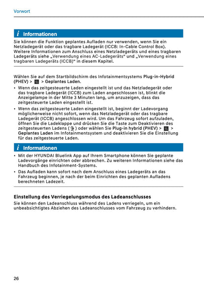 2026 Hyundai Santa Fe Bedienungsanleitung | Deutsch