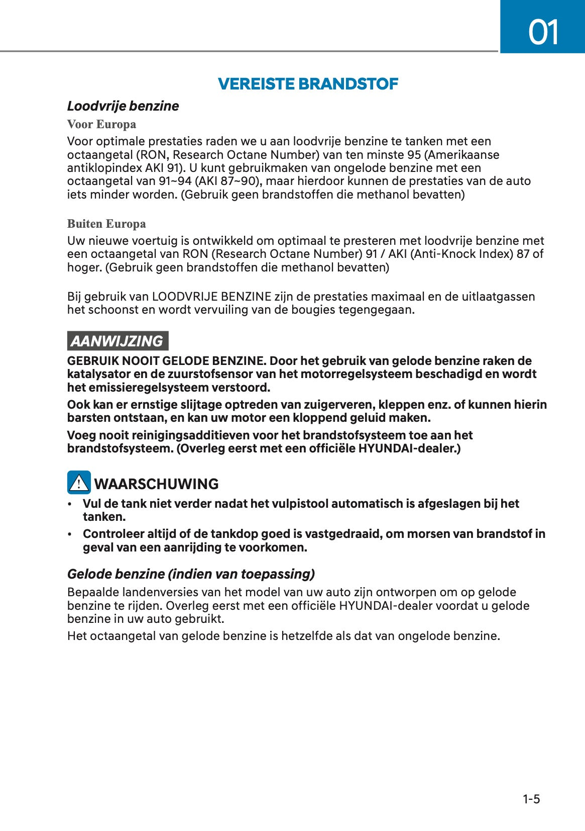 2023-2024 Hyundai Santa Fe Hybrid/PHEV Owner's Manual | Dutch