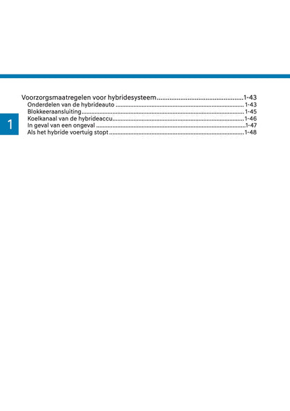 2023-2024 Hyundai Santa Fe Hybrid/PHEV Owner's Manual | Dutch