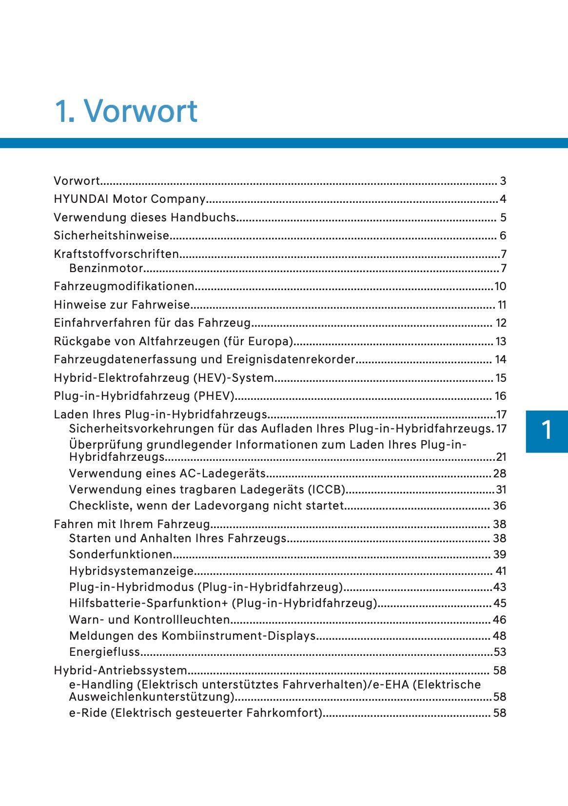 2026 Hyundai Santa Fe PHEV Bedienungsanleitung | Deutsch