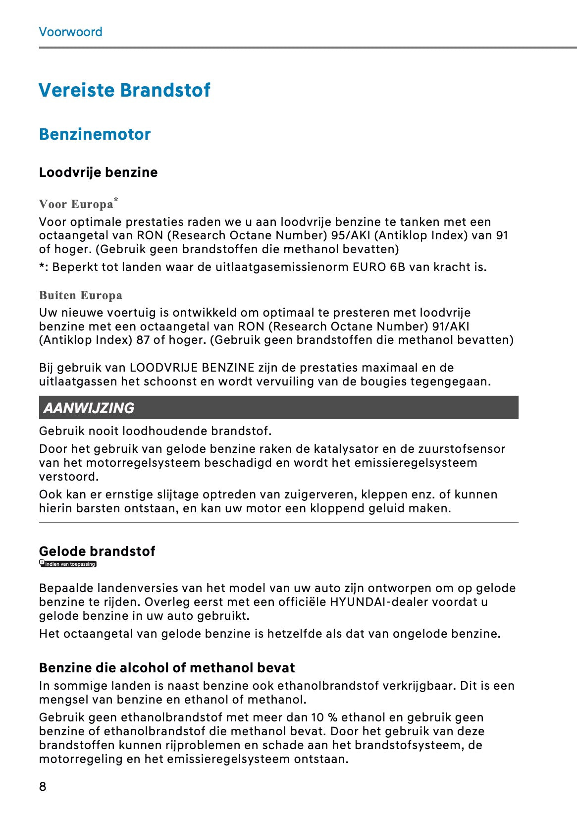 2026 Hyundai Santa Fe PHEV Owner's Manual | Dutch