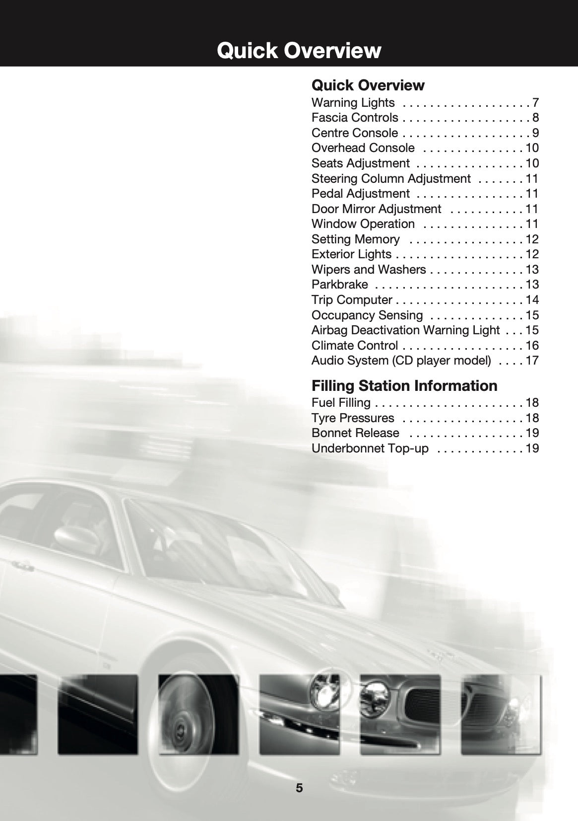 2005 Jaguar XJ Owner's Manual | English US