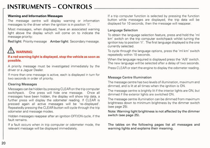 1998 Jaguar XK8 Owner's Manual | English