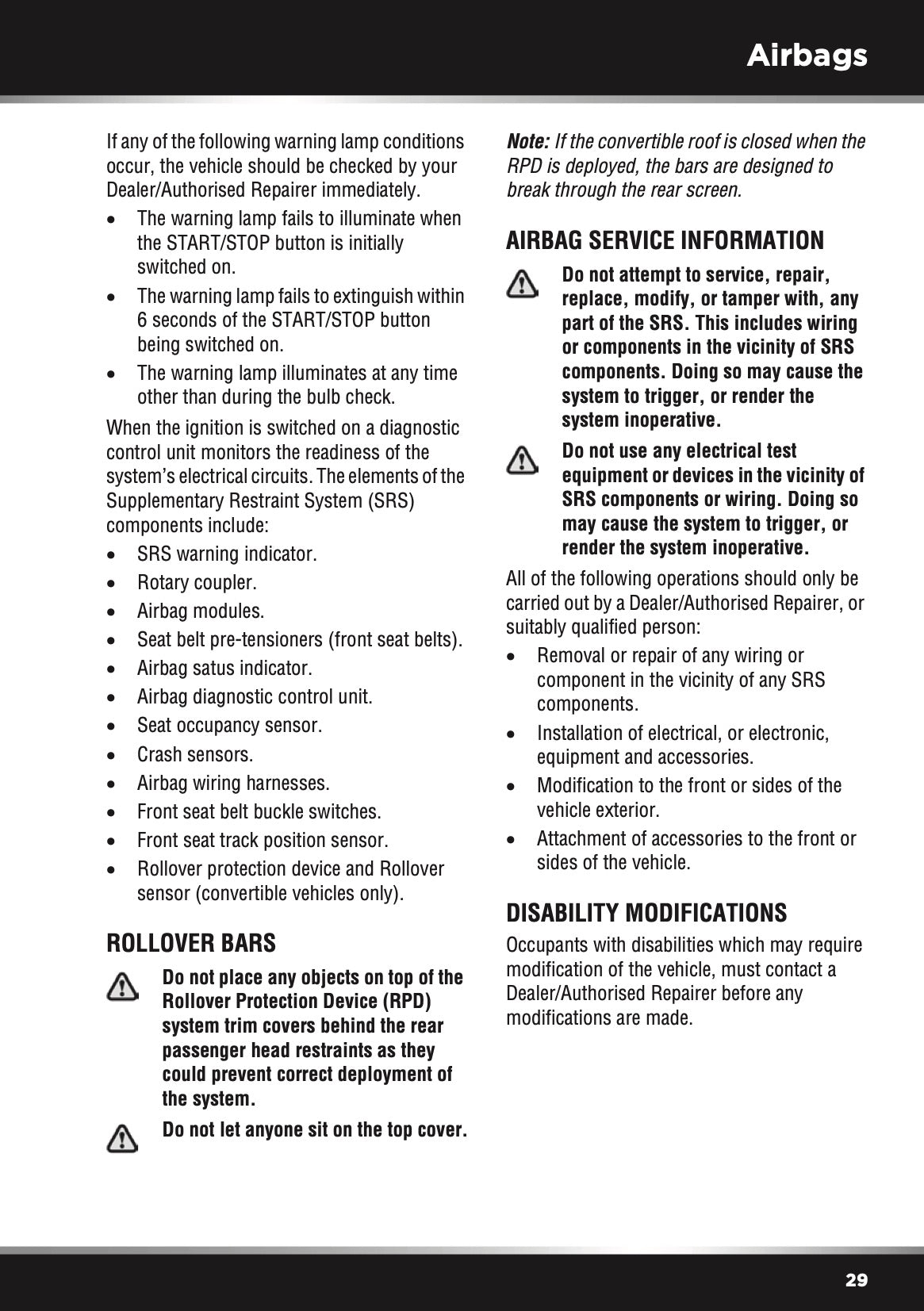 2015 Jaguar XK Owner's Manual | English