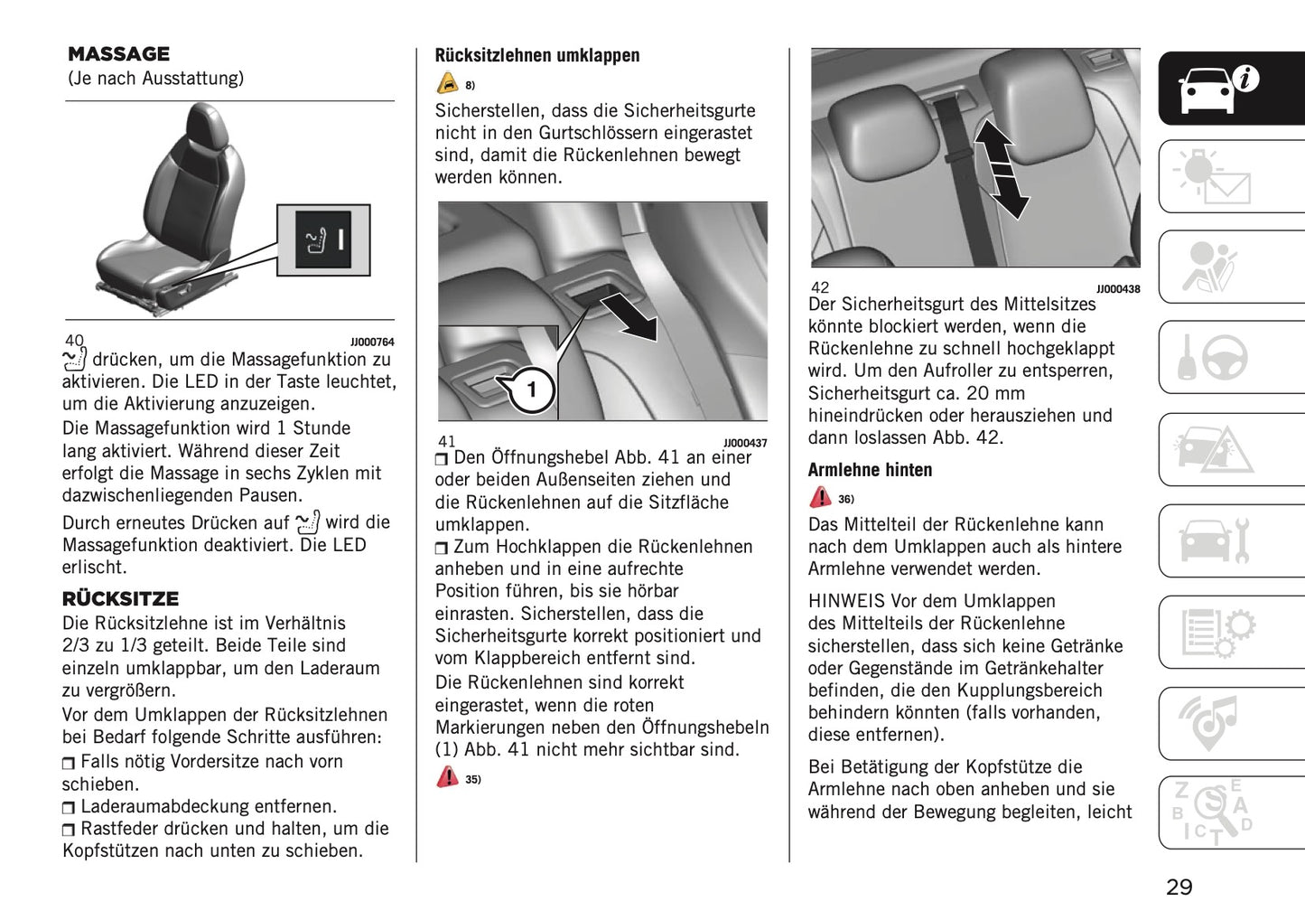2023-2024 Jeep Avenger Bedienungsanleitung | Deutsch