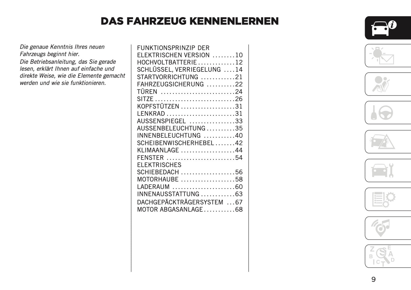 2023-2024 Jeep Avenger Bedienungsanleitung | Deutsch