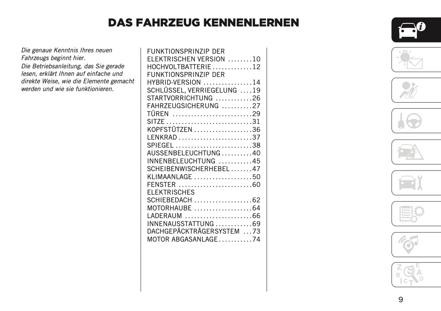 2025-2026 Jeep Avenger Bedienungsanleitung | Deutsch