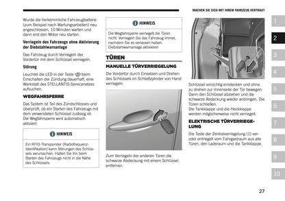 2026 Jeep Avenger Owner's Manual | German