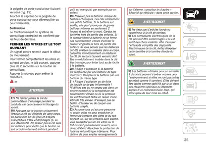 2025-2026 Jeep Avenger Owner's Manual | French