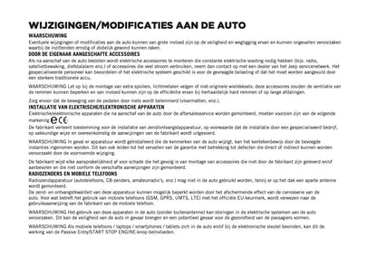 2025 Jeep Avenger Owner's Manual | Dutch