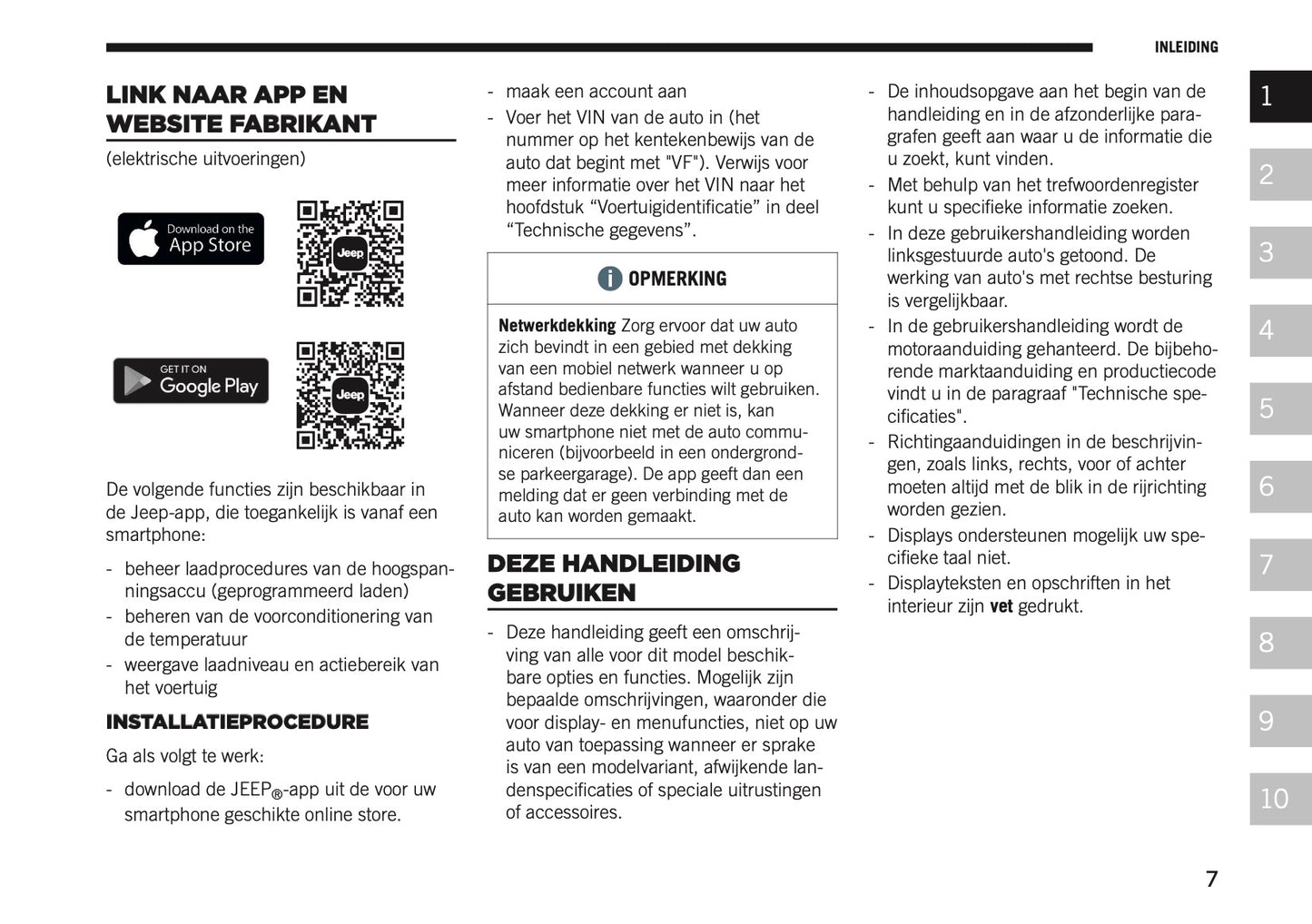 2026 Jeep Avenger Owner's Manual | Dutch