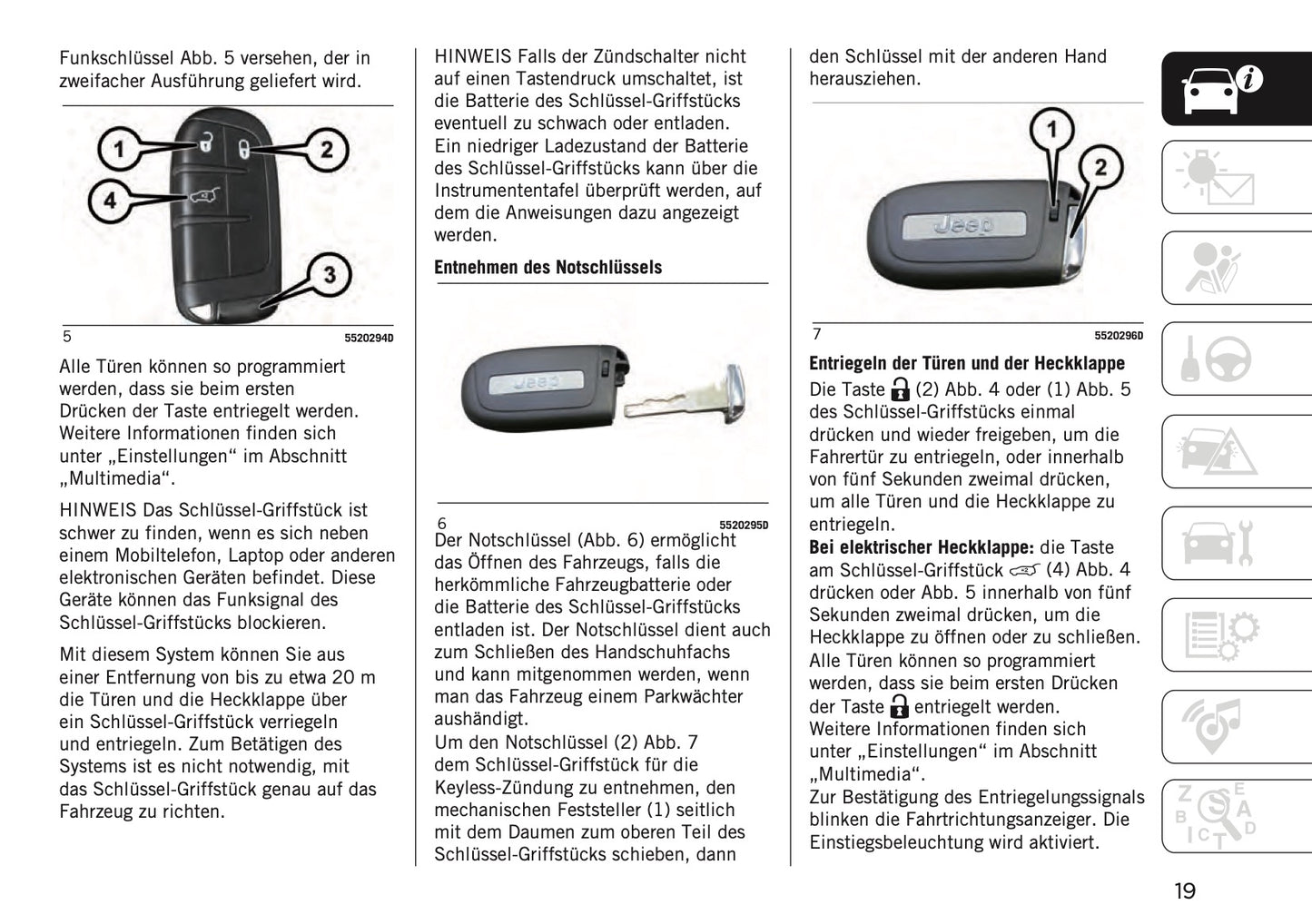2024-2025 Jeep Compass Bedienungsanleitung | Deutsch