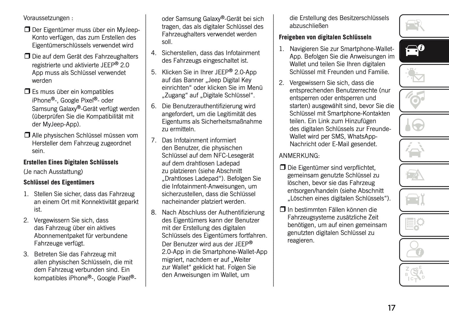 2026 Jeep Compass Bedienungsanleitung | Deutsch