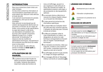 2026 Jeep Compass Owner's Manual | French