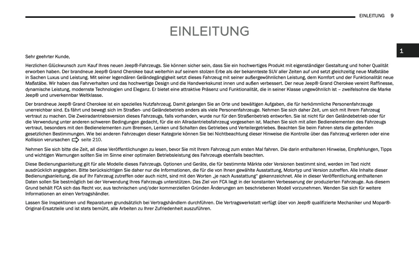 2024-2025 Jeep Grand Cherokee 4xe Bedienungsanleitung | Deutsch