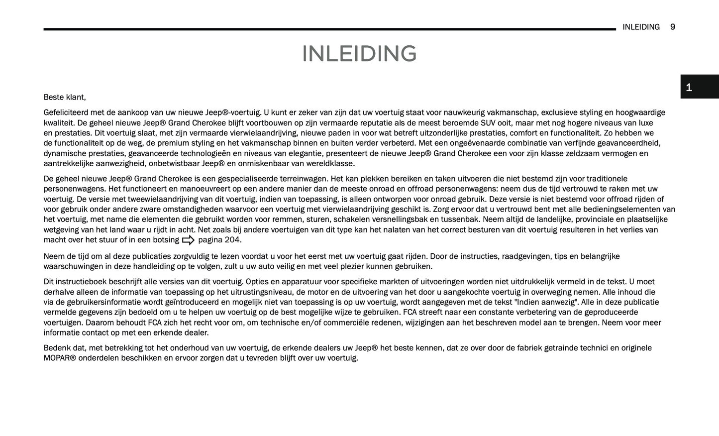 2024-2025 Jeep Grand Cherokee 4xe Owner's Manual | Dutch