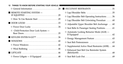 2014 Jeep Grand Cherokee SRT8 Owner's Manual | English