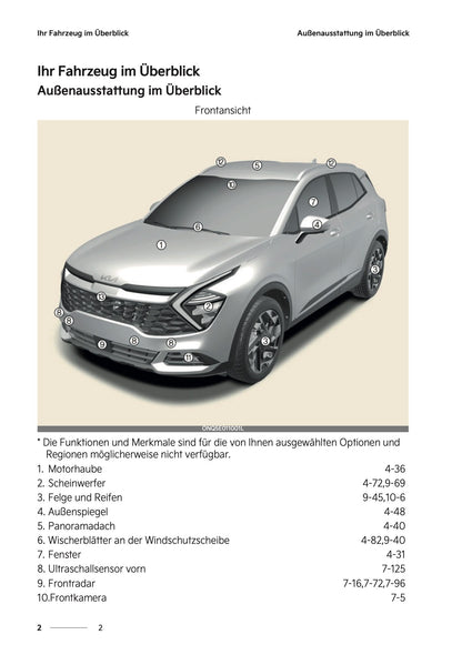 2024-2025 Kia Sportage Bedienungsanleitung | Deutsch
