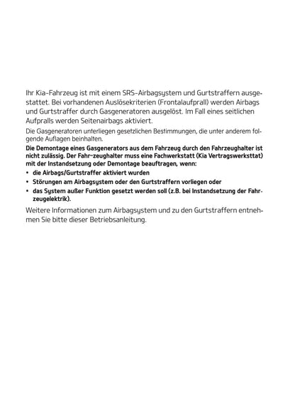 2024-2025 Kia Sportage Bedienungsanleitung | Deutsch