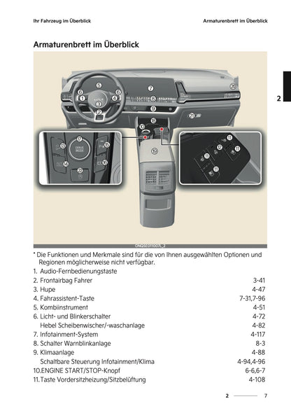 2024-2025 Kia Sportage Bedienungsanleitung | Deutsch