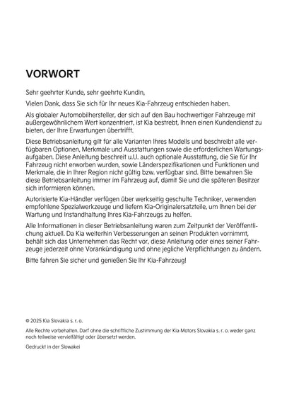2026 Kia Sportage/Sportage Hybrid Bedienungsanleitung | Deutsch