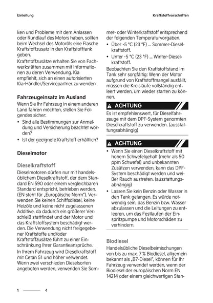 2026 Kia Sportage/Sportage Hybrid Bedienungsanleitung | Deutsch