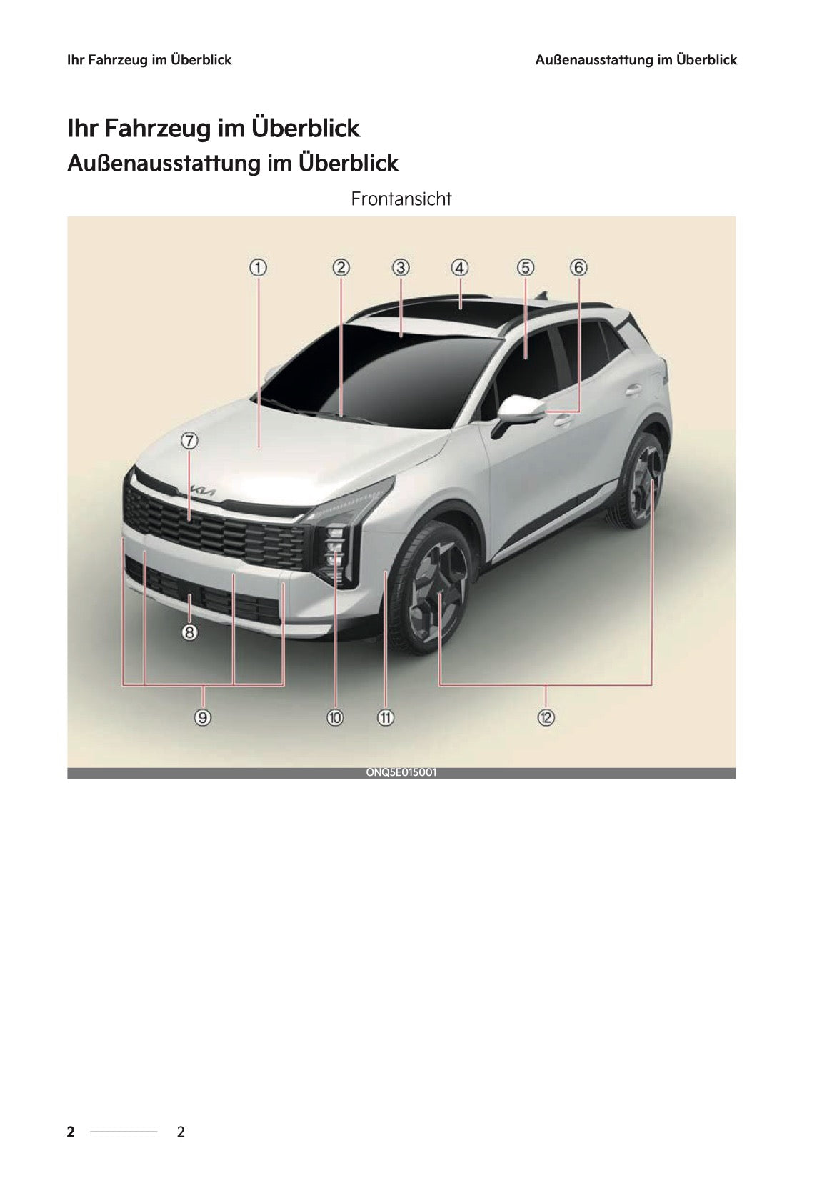 2026 Kia Sportage/Sportage Hybrid Bedienungsanleitung | Deutsch