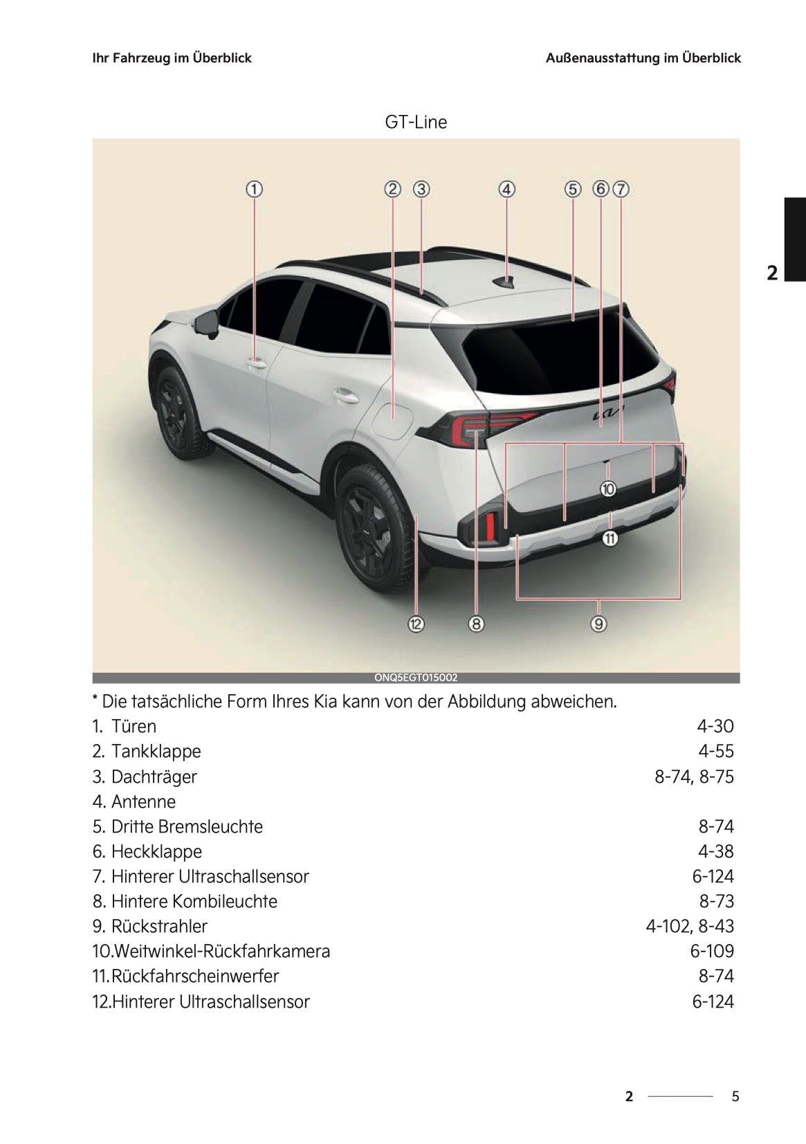 2026 Kia Sportage/Sportage Hybrid Bedienungsanleitung | Deutsch
