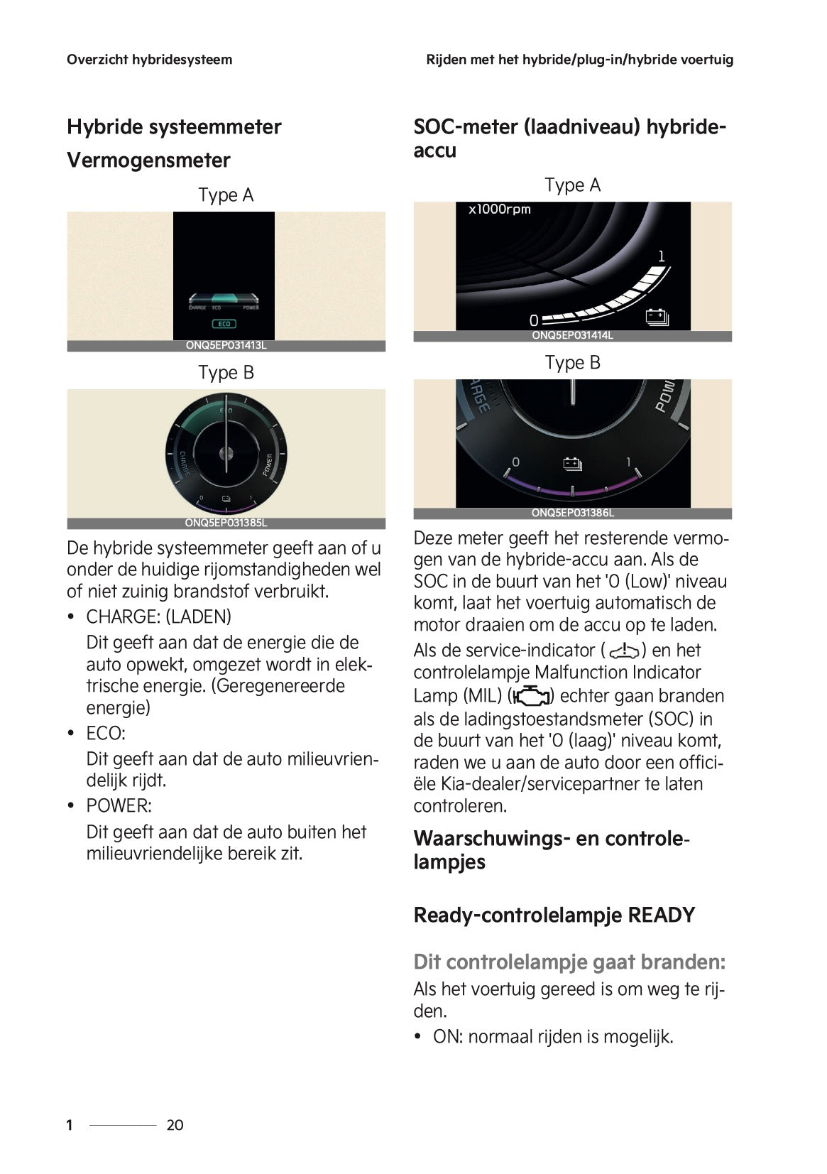2024-2025 Kia Sportage Plug-in-Hybrid Owner's Manual | Dutch