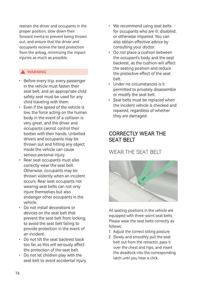 2025-2026 Leapmotor B10 Owner's Manual | English