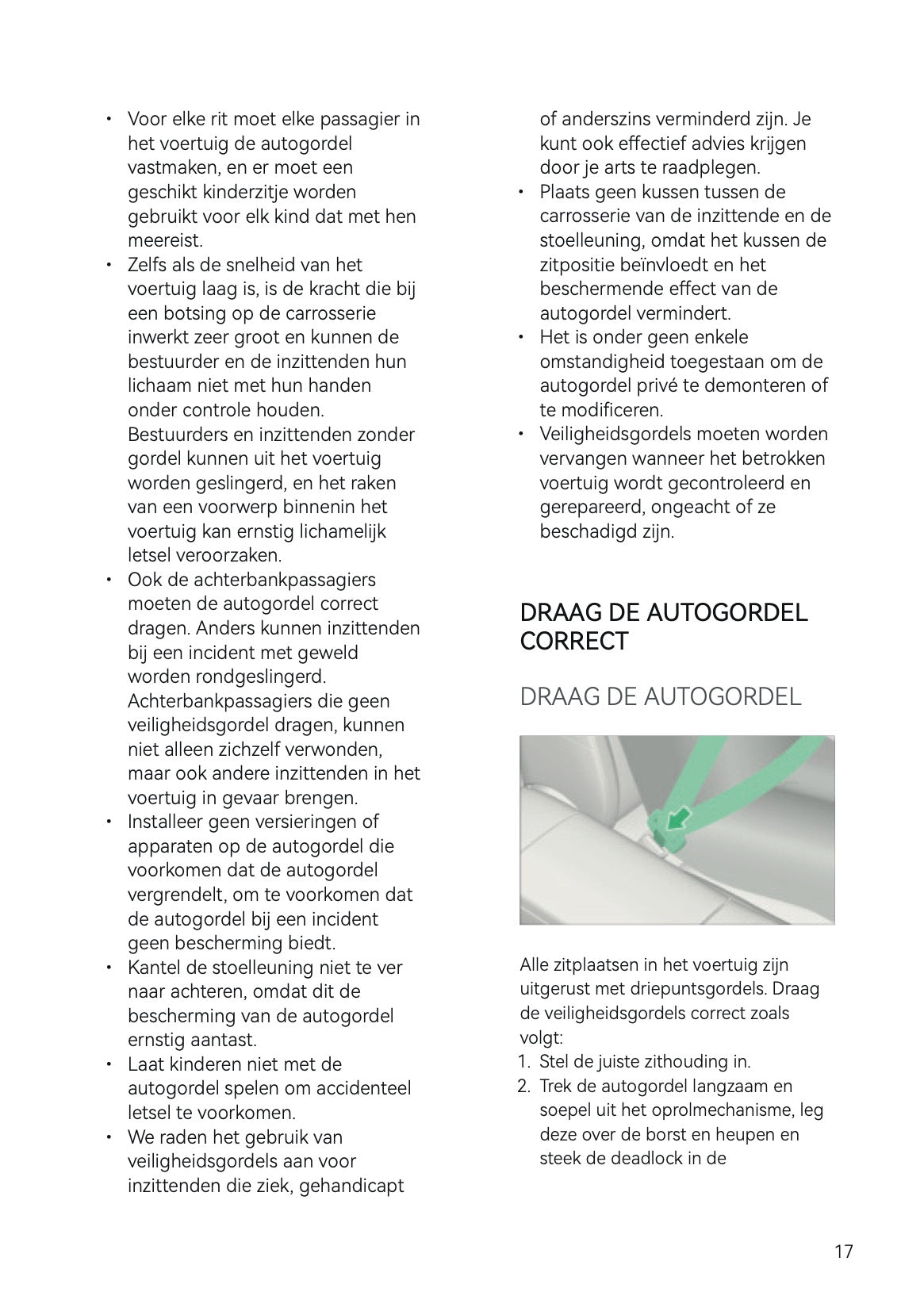 2025-2026 Leapmotor B10 Owner's Manual | Dutch